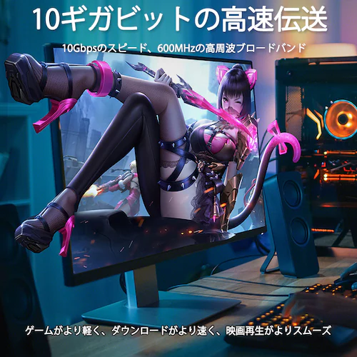 LAN�P�[�u�� CAT7 10m 10���[�g�� 10�M�K�r�b�g 10Gps 600MHz �t���b�g�^�C�v ����� �������ʐM ���[�^�[ �p�\�R�� �v�����^�[ cat7 �J�e�S���[7 ����_2