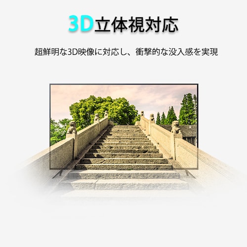 HDMI�[�q�Ή� �f���P�[�u�� 1.5m �I�X--�I�X 1080P�Ή� �f�B�X�v���C�ڑ��p �e���r�E�v���W�F�N�^�[�Ή�_5