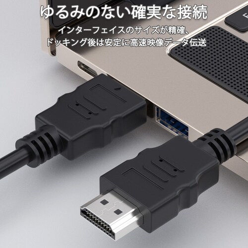 HDMI�[�q�Ή� �f���P�[�u�� 1.5m �I�X--�I�X 1080P�Ή� �f�B�X�v���C�ڑ��p �e���r�E�v���W�F�N�^�[�Ή�_6