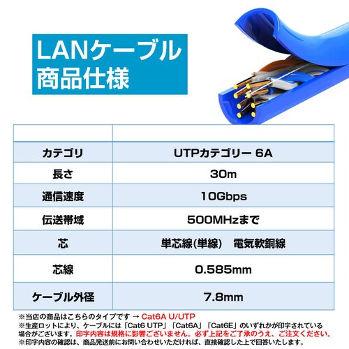 LAN�P�[�u������Z�b�g �ђʃR�l�N�^30��+�����ߍH��+LAN�e�X�^�[+CAT6ALAN�P�[�u��30m RJ45 8P6P �ђʌ^ �ȒP ���� �v���O DIY �l�b�g���[�N �z��_18