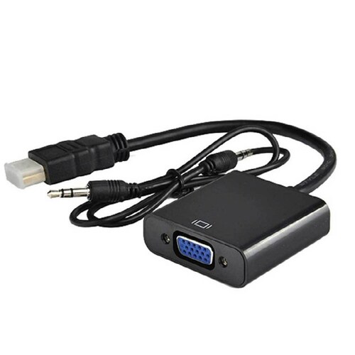 HDMI�I�XtoVGA+AUX���X 3.5mm�����@�\�t �I�[�f�B�I�W���b�N�t�� �ϊ��A�_�v�^�[ �� D-sub 15�s�� �P���� �ϊ��P�[�u�� V1.4 1080P_9