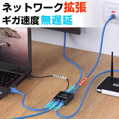 LAN����� 4�|�[�g 1Gbps �M�K LAN�|�[�g���� �g�� �A�_�v�^�[ RJ45 �������p�R�l�N�^ lan�n�u ���[�^�[ �l�b�g���[�N�X�v���b�^�A�_�v�^ CAT5 CAT6 CAT7_3