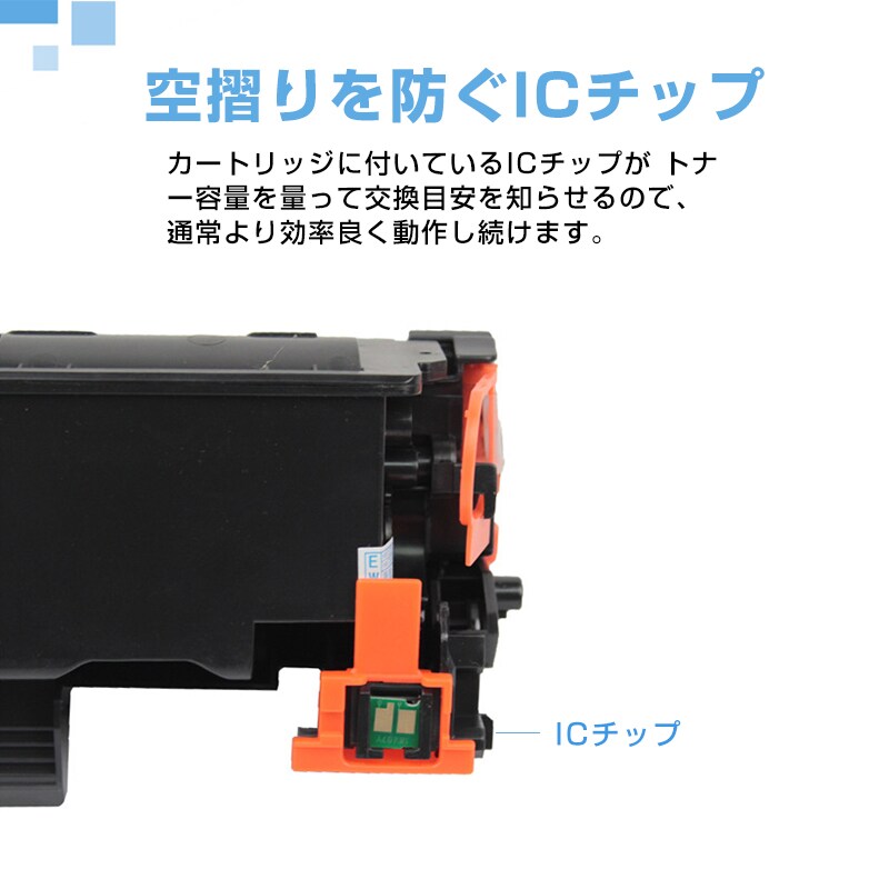 トナーカートリッジ1本と補充用トナー粉3本セット LBP6040 LBP6030用
