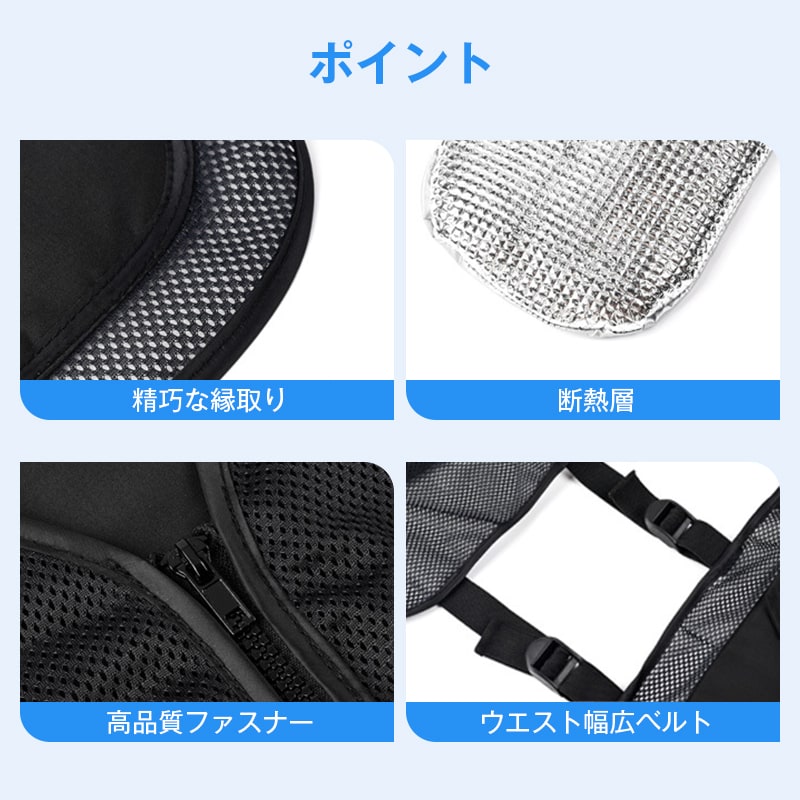 クールベスト 蛍光グリーン アイスベスト 冷却 夏 暑さ対策 保冷剤付き