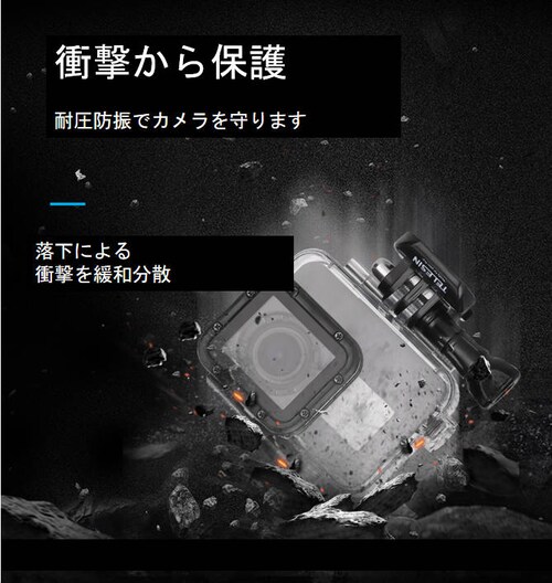 Gopro�h���P�[�X �S�[�v��7/6/5 HERO7Black/HERO6/HERO5 �A�N�Z�T���[ �h���n�E�W���O �h�� �P�[�X �t���[�� �h�������� �C ���� GoPro �S�[�v��_10