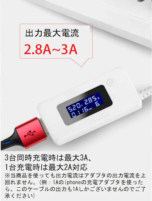 スマホ充電ケーブル iPhone対応 充電ケーブル Type-C microUSB lightning 3in1ケーブル 急速 同時 充電 アンドロイド andoroid スマホ pro ポイント消化_4