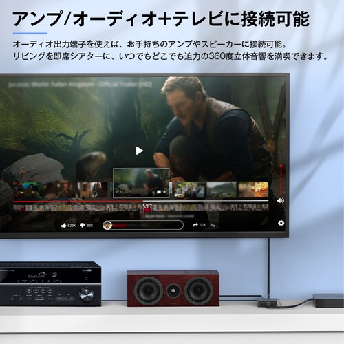 HDMI�[�q�Ή� ���������A�_�v�^ 4K/30Hz�Ή� ���f�W�^�� SPDIF 3.5mm�o�� �Q�[���@�Ή� �f������������_5