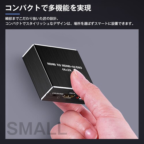 HDMI�[�q�Ή� ���������A�_�v�^ 4K/30Hz�Ή� ���f�W�^�� SPDIF 3.5mm�o�� �Q�[���@�Ή� �f������������_12