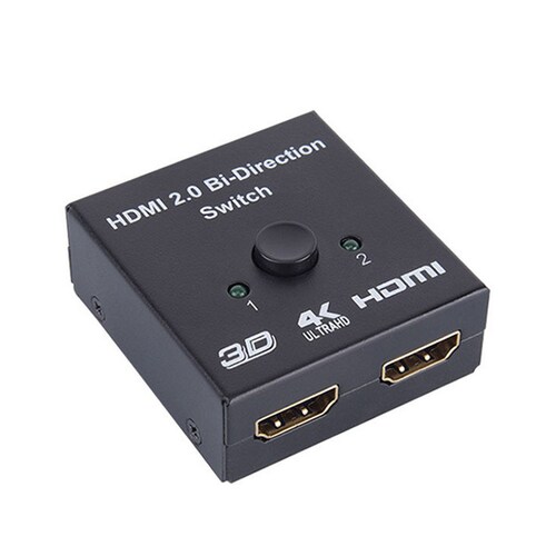 HDMI �ؑ֊� 2��1 ���z�� �Z���N�^�[ �X�v���b�^�[ �{�^�� �蓮 ���͏o�� �o���� 4K 3D ver2.0 Switch PS4 �p�\�R�� �e���r �v���W�F�N�^�[�Ή�_15