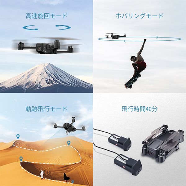 Holy Stone ドローン 小型 1080Pカメラ付き 折り畳み HS440【代引き