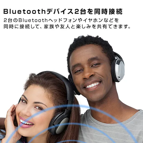 トランスミッター Bluetooth5.2 送信 2台同時接続可能 ドライバ不要 小型 USB オーディオ アダプタ 自動接続 ワイヤレス 車 テレビ ヘッドホン イヤホン PC_5