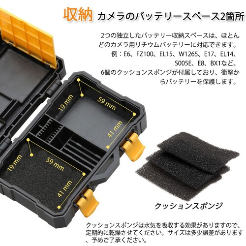 �������J�[�h���[�P�[�X �J�����o�b�e���[2�� TF9�� SD�J�[�h5�� CF�J�[�h2���܂���XQD�J�[�h2�����[�ł��� �|�[�^�u�� �P�[�X �R���p�N�g ��e��_3