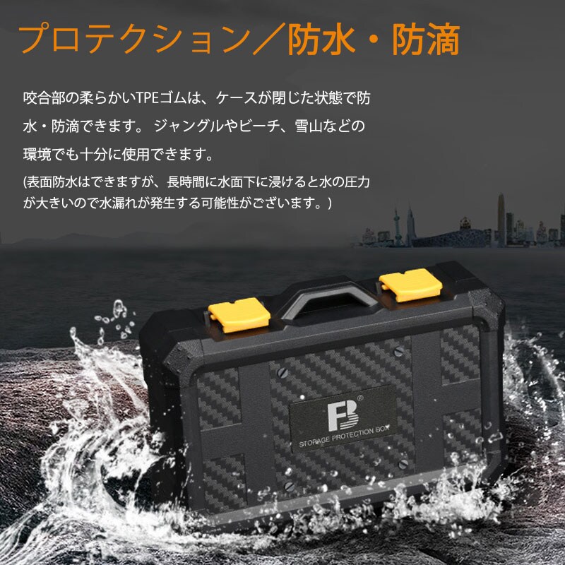 メモリカード収納ケース カメラバッテリー2個 TF9枚 SDカード5枚 CF