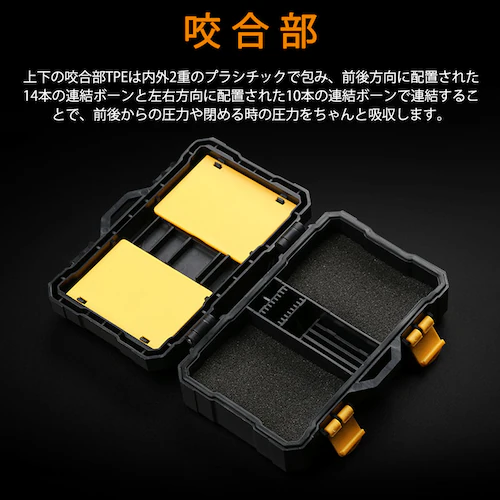 �������J�[�h���[�P�[�X �J�����o�b�e���[2�� TF9�� SD�J�[�h5�� CF�J�[�h2���܂���XQD�J�[�h2�����[�ł��� �|�[�^�u�� �P�[�X �R���p�N�g ��e��_12