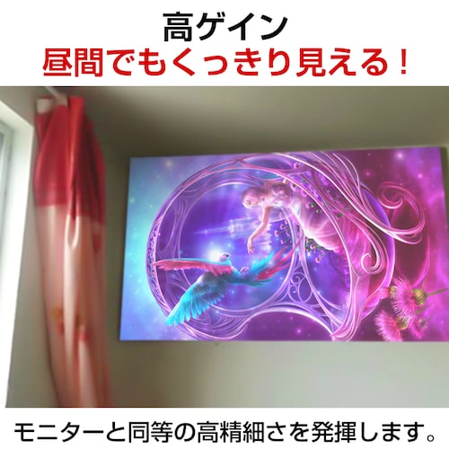 �v���W�F�N�^�[�X�N���[�� 16��9 100�C���` 16:9 4:3 4K �ϊO�� �����@�� �݂艺�� �\��t�� �܂肽���� �����^�� �V���Ȃ� ���􂢉� ���� �f�� �h���} ��c_2