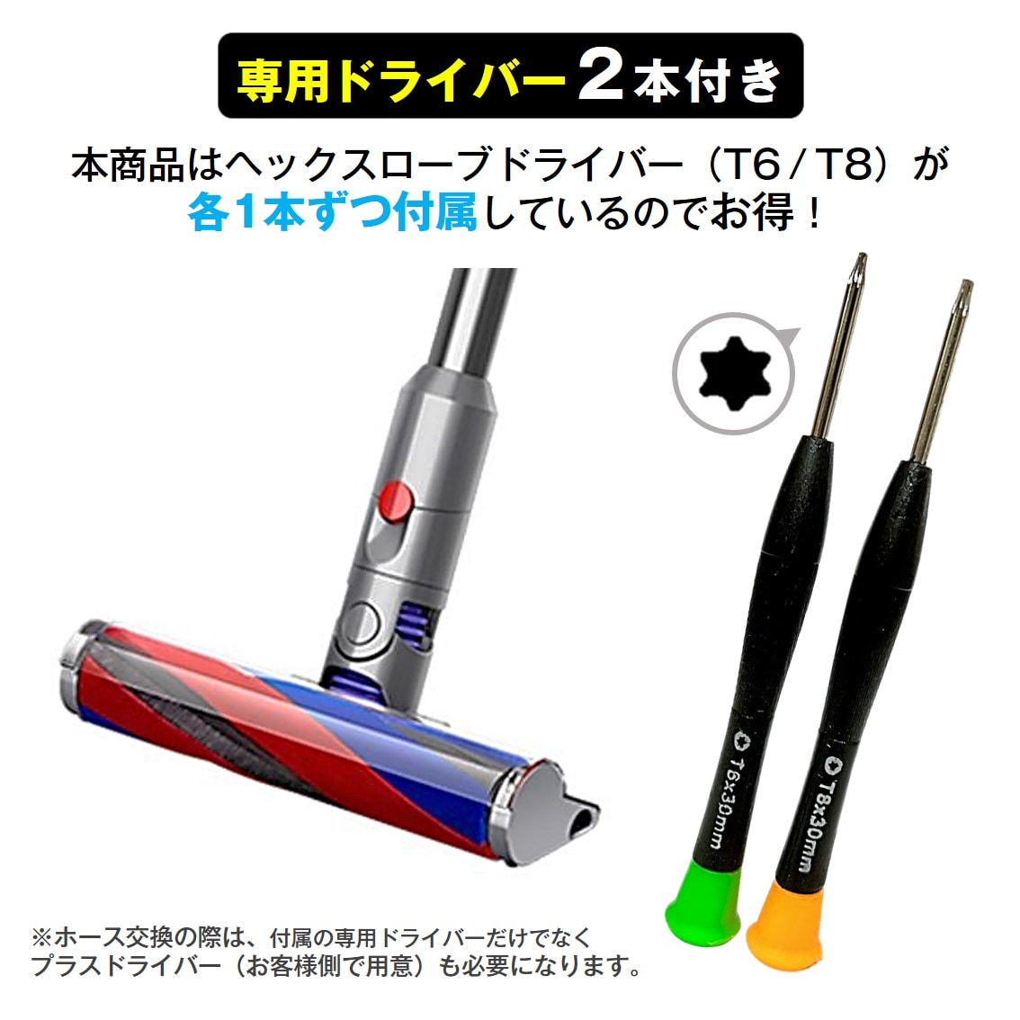 ダイソン slim スリム 掃除機用 蛇腹 ホース 互換 ソフトローラー