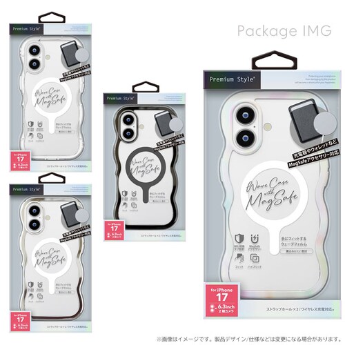 iPhone 17�p MagSafe�Ή� �E�F�[�u�P�[�X [�I�[�����z���C�g]_4