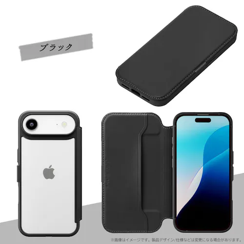 iPhone Air�p �K���X�t���b�v�P�[�X [�x�[�W��]_3