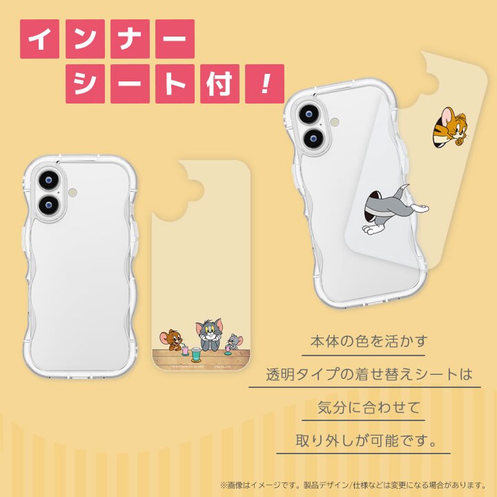 iPhone 17用 ウェーブケース [トムとジェリー2]【代引き不可