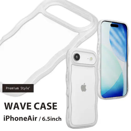 iPhone Air�p �E�F�[�u�P�[�X [�N���A]_1