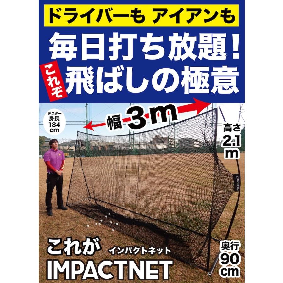 ゴルフネット インパクトネット IMPACTNET 3mタイプ ゴルフ 練習