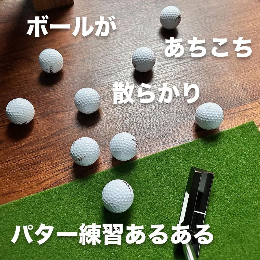 ゴルフボールトレイ MINI パット練習を楽しくスッキリ パターマット