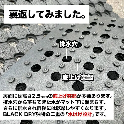 �h���E���͂��S���}�b�g BLACK DRY �u���b�N�h���C 90cm�~3m ���O�p ����~�߃}�b�g �L�E ���� �r�� �ʂ���ݑ΍�_5