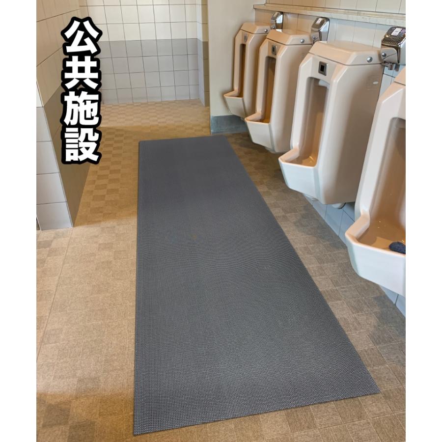 お風呂の滑り止めマットグレー 90cm×80cm 2枚同梱セット グレー 高規格