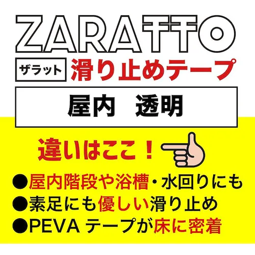�����p2�Z�b�g ZARATTO �U���b�g ����~�߃e�[�v �����E���� ��5cm�~����5m PEVA �ϐ� ������ �����K�i ���C ���� �m���X���b�v_2