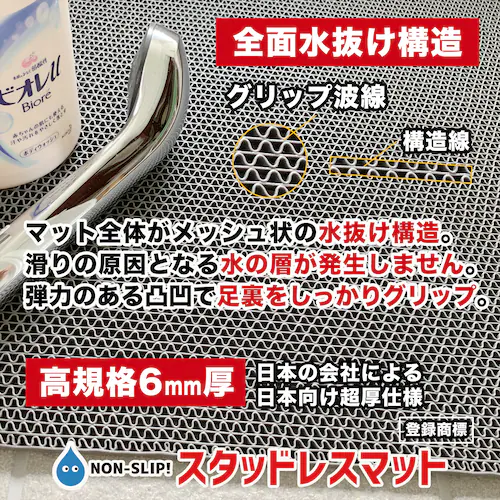 �����C�̊���~�߃}�b�g 90cm�~1m 4�������Z�b�g �O���[ ���K�i 6mm�� ���� ���� ���ׂ�ǂ� �V�[�g �S���}�b�g_16