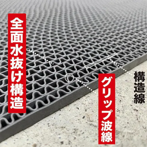 介護と暮らしの滑り止めマット 90cm×10m 特別サイズ 原反ロール 高規格6mm厚・安全用 介護 施設 病院 老人 屋外 屋内_9