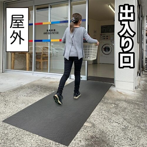 ���ƕ�炵�̊���~�߃}�b�g 90cm�~1m 2�������Z�b�g �O���[ ���K�i 6mm�� �{�� �a�@ ���� �}�b�g ���ׂ�ǂ� �o�X�}�b�g_16