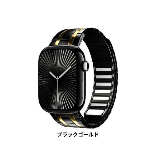�yBELTIES�z�A�b�v���E�H�b�`�o���h Apple Watch�p 42mm 44mm 45mm 46mm 49mm �u���b�N �}�O�l�b�g ���� �X�e�����X Ultra2 / Ultra / 10 /_6