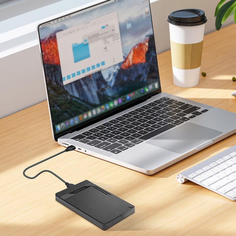 外付けハードディスクケース 2.5インチ HDD/SSD対応 USB3.0 高速転送
