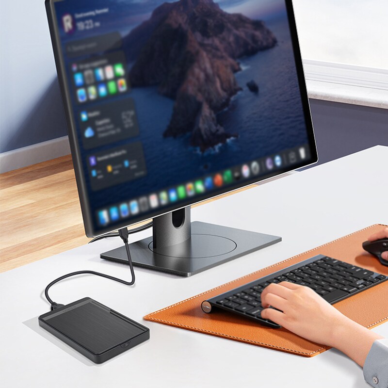 外付けハードディスクケース 2.5インチ HDD/SSD対応 USB3.0 高速転送