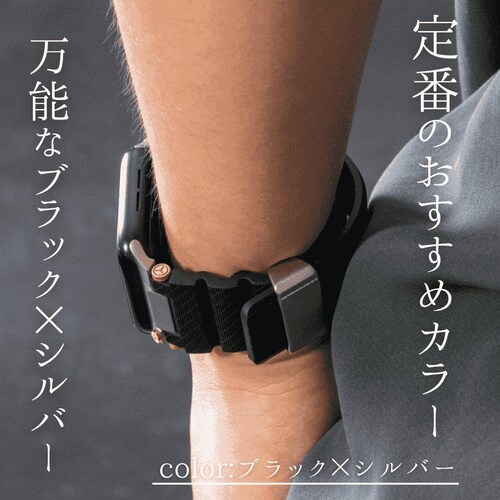 �yBELTIES�z�A�b�v���E�H�b�`�o���h Apple Watch�p 49mm 46mm 45mm 44mm 42mm �u���b�N�~�V���o�[ �X�e�����X �V���R�� �X�|�[�c ���i�� �ϐ� �A�E�g�h�A Ul_10