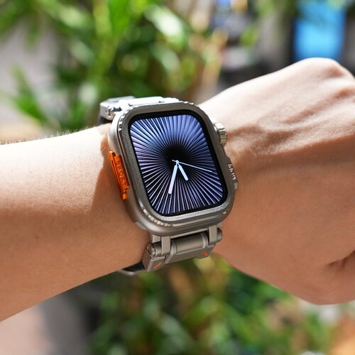 �yBELTIES�z�A�b�v���E�H�b�`�o���h Apple Watch�p 49mm 46mm 45mm 44mm 42mm �`�^���X�^�[���C�g �V���R�� �X�e�����X �X�|�[�c ���i�� Ultra2 / Ul_9