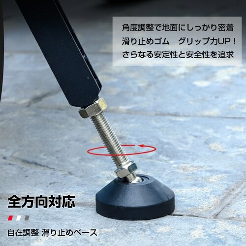 リフトアップスタンド 携帯用 オートバイ バイク メンテナンス 修理 タイヤ ホイール チェーン 清掃 コンパクト 後輪 持ち上げ リアスタンド ジャッキ 収納袋付_5