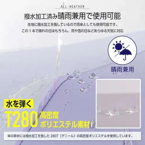 【形状記憶でカンタン収納】 日傘 完全遮光 折りたたみ 軽量 自動開閉 晴雨兼用_9