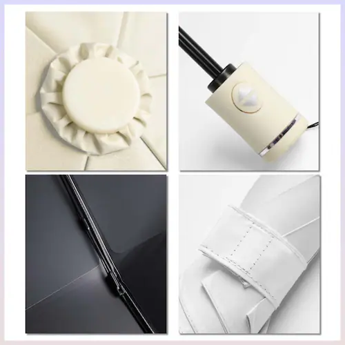 【形状記憶でカンタン収納】 日傘 完全遮光 折りたたみ 軽量 自動開閉 晴雨兼用_12