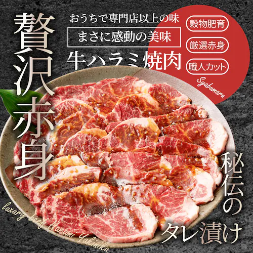 牛ハラミ焼肉(タレ漬け)1kg(250g×4) タレ 赤身 はらみ 秘伝 焼肉 やきにく ハラミ アウトドア BBQ キャンプ 爆買_17