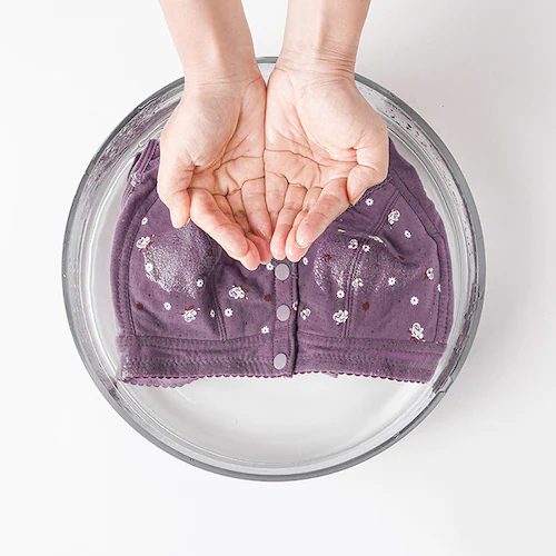 【2枚セット】ふんわりフロントホックブラジャー レディース下着 花柄 おしゃれ レディース 快適 フロントホック 軽量 軽い シンプル デザイン 柔らか 普段使い カジュアル ナチュラル ノンワイヤー_7