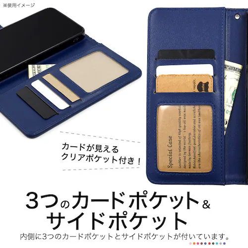 【iPhone17 PRO専用ネイビー】 iPhone17 PRO ケース 手帳型 iPhone 17 PRO MAX カバー 手帳 手帳型ケース iPhoneケース おしゃれ かわいい スタンド _2