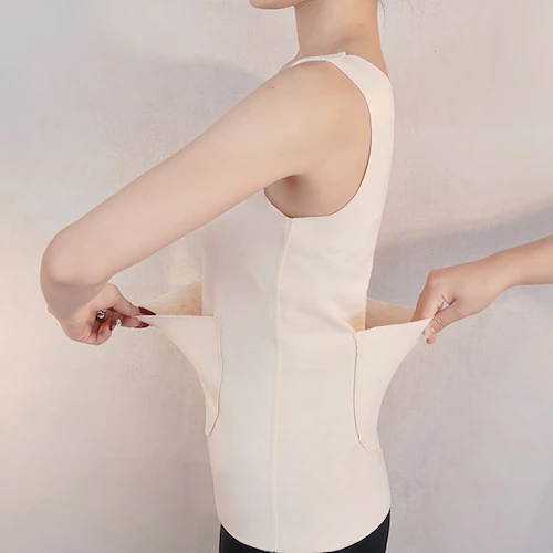 前後ポケット付き☆レディースあったかインナー レディースインナー カイロポケット付き 防寒インナー ホットインナー カイロ収納 背中ポケット 前ポケット付き カイロインナー 冷え対策 あったか カイロ_4