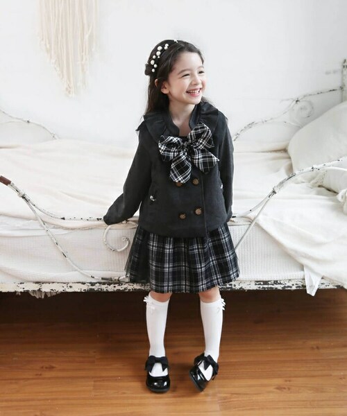 �L�b�Y �X�[�c ���w�� ���̎q �ʔ� �Z�b�g�A�b�v 10002287 �t�H�[�}���X�[�c �㉺�Z�b�g �q�ǂ� ������ ������ ���\�� ���܎O ��i �`�F�b�N�� �^�[�^���`�F�b�N ������� ��l���� �I_2