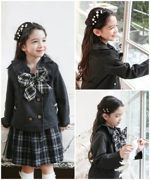 �L�b�Y �X�[�c ���w�� ���̎q �ʔ� �Z�b�g�A�b�v 10002287 �t�H�[�}���X�[�c �㉺�Z�b�g �q�ǂ� ������ ������ ���\�� ���܎O ��i �`�F�b�N�� �^�[�^���`�F�b�N ������� ��l���� �I_4