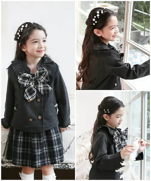 �L�b�Y �X�[�c ���w�� ���̎q �ʔ� �Z�b�g�A�b�v 10002287 �t�H�[�}���X�[�c �㉺�Z�b�g �q�ǂ� ������ ������ ���\�� ���܎O ��i �`�F�b�N�� �^�[�^���`�F�b�N ������� ��l���� �I_21