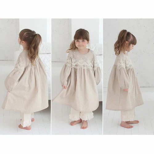 BEIGE S �L�b�Y �p�W���} ���̎q �W���j�A �ʔ� �����s�[�X 10006252 �p�W���}�h���X �i�C�g�h���X ���[�������s�[�X ���� ���[�X �t���� ������� ���� �I�V���� ���킢�� ����_4