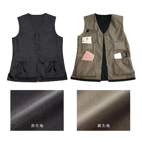 手ぶら ベスト レディース 通販 手ぶらベスト トップス 羽織り羽織 多機能ポケット 8ポケット BENNRI おしゃれ オシャレ 防犯対策 コートイン 旅行 レジャー お散歩 買い物 お出掛け おで_13