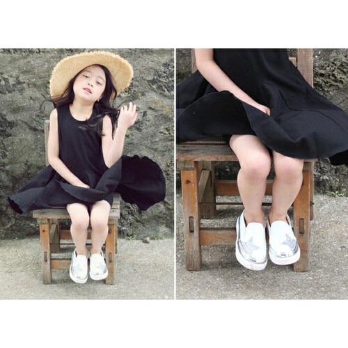 ホワイト 19cm キッズ スリッポン 女の子 男の子 通販 紐なしスニーカー 10004954 白 ホワイト 星 スター シルバー ラメ キラキラ 通学 通園 おしゃれ かわいい カジュアルシューズ_11